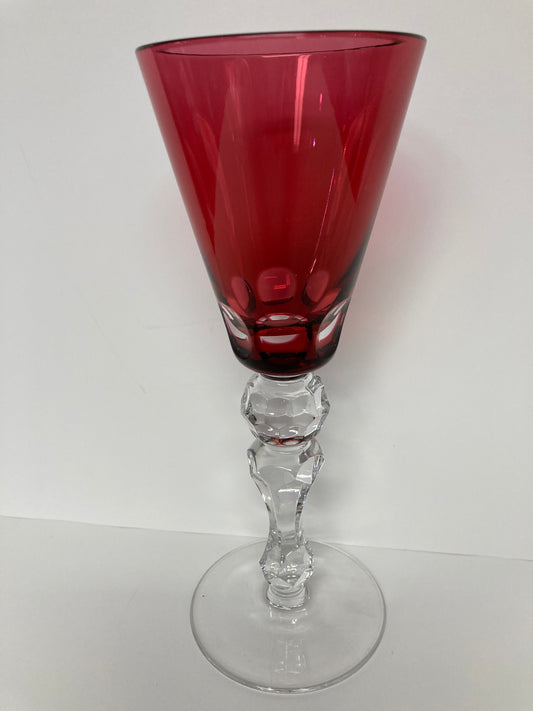 Crystal - cranberry glass