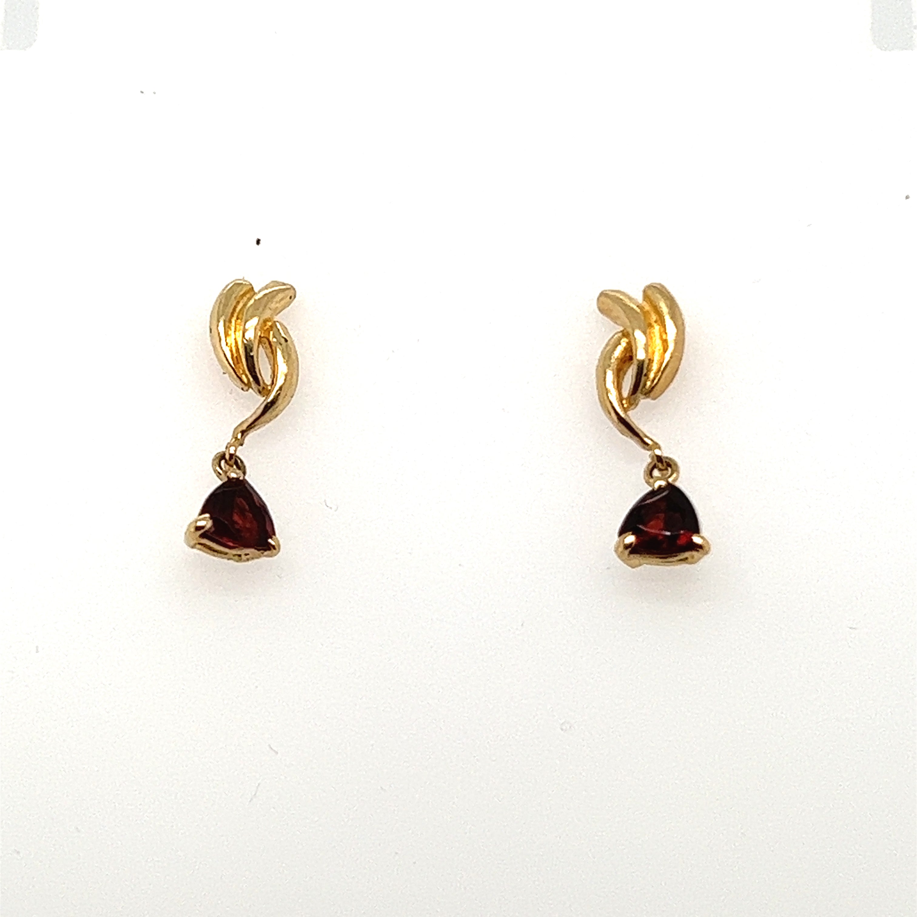 Garnet and Diamond Statement Earrings | Shane Co.